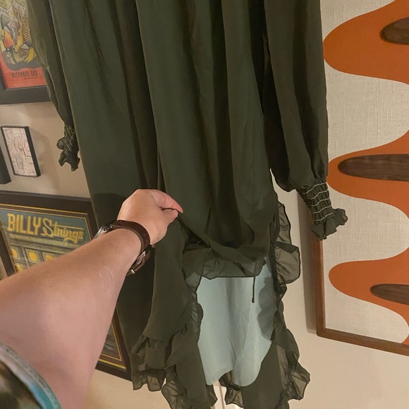 Women’s Green We are HAH Street Sweeper Dress - Picture 6 of 8